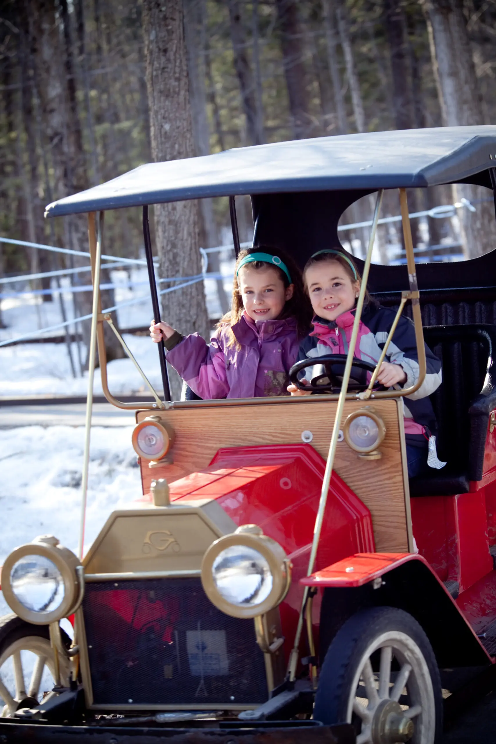 | Le Chalet des Érables Activité à la cabane à sucre - voiturette antique